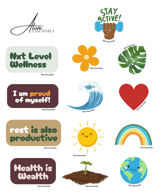 Wellness sticker pack